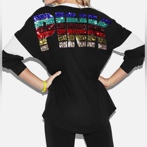 VS. PINK bling sweatshirt-small EUC